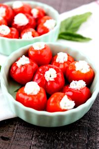 0.05 Cup Red Peppers Stuffed With Cheese