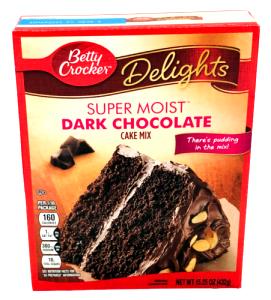 0.08 Package Dark Chocolate Cake Mix, Pad