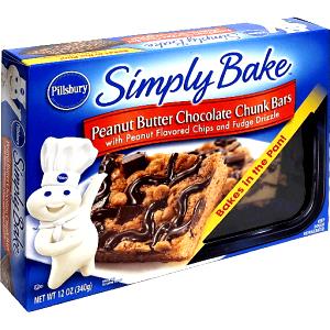 0.11 Package Simply Bake, Peanut Butter Chocolate Chunk Bar