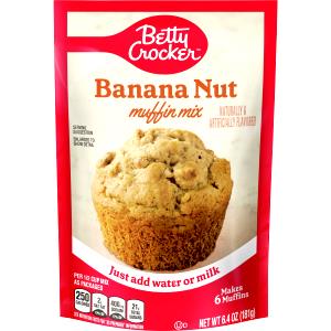 0.17 Pouch Muffin Mix Pouch, Banana Nut