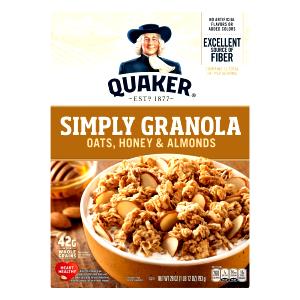 0.67 Cup Granola Oats And Honey Cereal With Milk