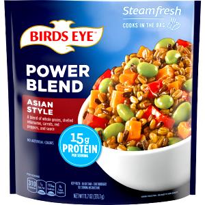 1 1/2 cups frozen (1 cup cooked) (209 g) Protein Blends Thai Style