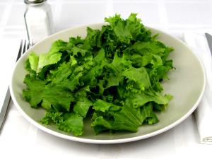 1 1/2 Cups Leaf Lettuce, Raw