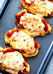 1 1/2 Servings Baked Chicken Parmesan