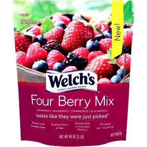 1 1/4 cups (140 g) Organic Four Berry Blend