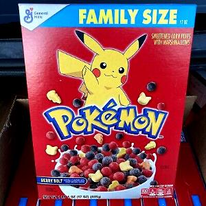 1 1/4 cups (39 g) Pokémon Berry Bolt Cereal