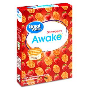 1 1/4 cups (40 g) Strawberry Awake Cereal