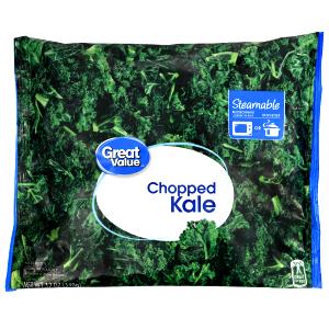 1 10 Oz Frozen Package Yields Cooked Kale (from Frozen)