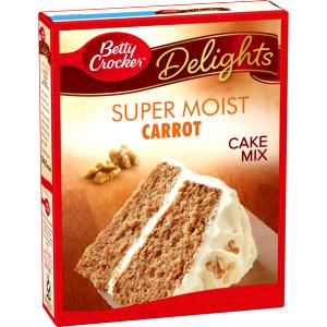 1/10 package mix (51 g) SuperMoist Carrot Cake Mix