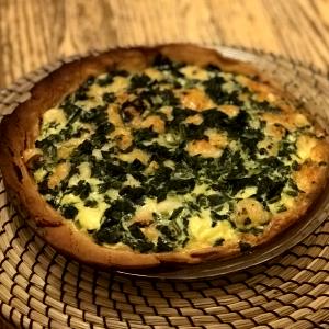 1/10 quiche (91 g) Quiche Florentine