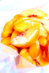 1 10 Slice Serving Frozen Peach with Sugar