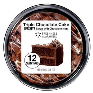 1/12 cake (76 g) Triple Chocolate Cake