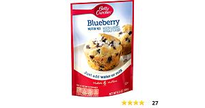 1/12 dry mix (16 g) Blueberry Muffin Mix