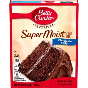 1/12 package (43 g) Chocolate Fudge Super Moist Cake Mix