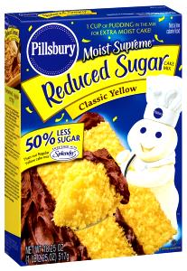 1/12 package Reduced Sugar Classic Yellow Cake Mix