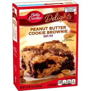 1/16 package mix (31 g) Peanut Butter Cookie Brownie