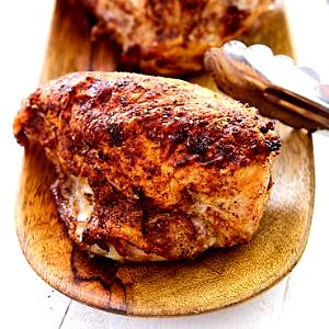 1/2 Back, Bone And Skin Removed Chicken Back Meat (Broilers or Fryers, Roasted, Cooked)