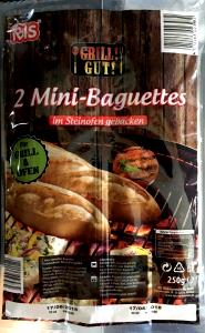 1/2 baguette (71 g) Brown Bread Mini Baguettes