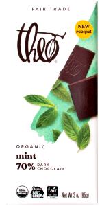 1/2 bar (20 g) Smooth Organic Dark Chocolate with Cherry (70% Cocoa)