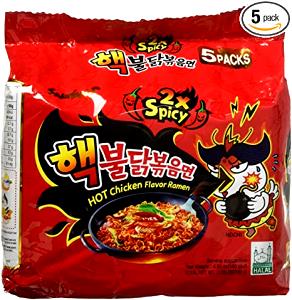 1/2 block (43 g) Chili Ramen Noodles