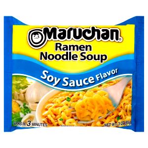 1/2 block (43 g) Ramen Noodle Soup - Soy Sauce Flavor