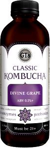 1/2 bottle (8 oz) Divine Grape Kombucha