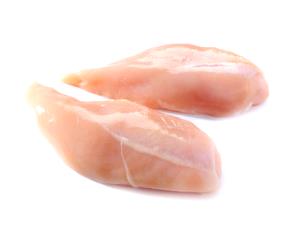 1/2 Breast, Bone Removed (yield From 1 Lb Ready-to-cook Chicken) Chicken Breast Meat and Skin (Broilers or Fryers)