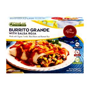 1/2 burrito (142 g) Burrito Grande with Salsa Roja