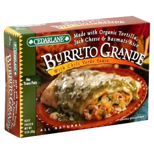 1/2 Burrito Burrito Grande W/Chili Verde Sauce