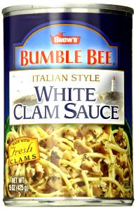 1/2 Can White Clam Sauce, Canned