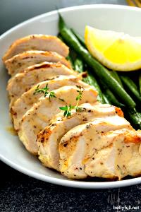 1/2 Chicken Breast With Sauce Chicken or Turkey with Cream Sauce (Mixture)