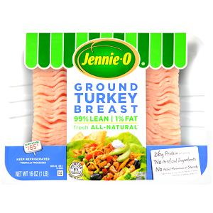 1/2 cup (100 g) Extra Lean Ground Turkey