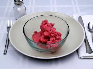 1/2 cup (100 g) Raspberry Sorbet