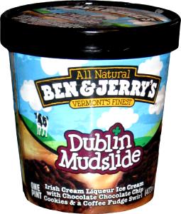 1/2 cup (101 g) Dublin Mudslide Ice Cream