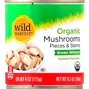 1/2 cup (115 g) Mushrooms Stems & Pieces