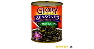 1/2 cup (118 g) Seasoned Southern Style Turkey Flavored Turnip Greens