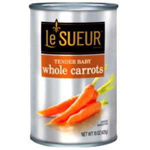 1/2 cup (119 g) Tender Baby Whole Carrots