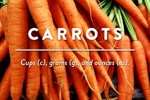 1/2 cup (120 g) Sliced Carrots