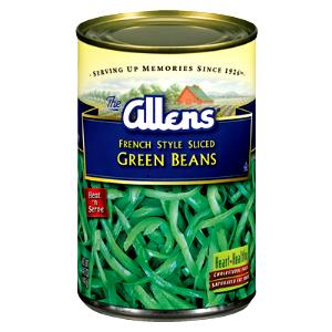 1/2 cup (120 g) Sliced French Style Green Beans