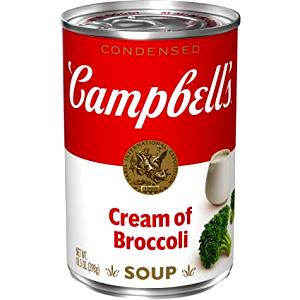 1/2 cup (120 ml) Condensed Cream of Broccoli Soup