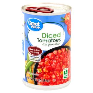 1/2 cup (121 g) Diced Tomatoes with Green Chilies