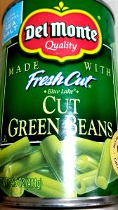 1/2 cup (121 g) Fresh Cut Green Beans