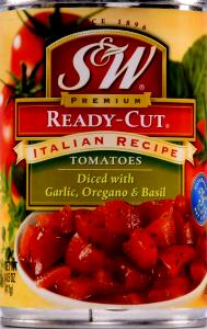 1/2 cup (121 g) Ready-Cut Italian Recipe Tomatoes