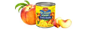 1/2 cup (121 g) Yellow Cling Peach Chunks (No Sugar Added)