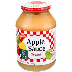 1/2 cup (122 g) All Natural Apple Sauce (No Sugar Added)