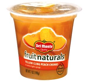 1/2 cup (124 g) Fruit Naturals Yellow Cling Peach Chunks