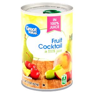 1/2 cup (124 g) Light Fruit Cocktail in Pear Juice