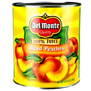 1/2 cup (124 g) Sliced Yellow Cling Peaches in Pear Juice