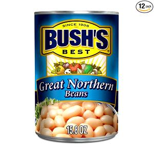 1/2 cup (125 g) Canned Great Northern Beans