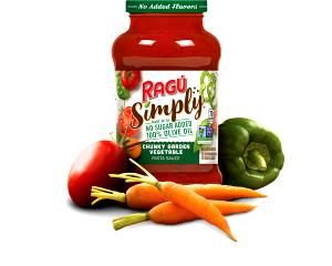 1/2 cup (125 g) Extra Chunky Garden Vegetable Pasta Sauce